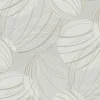 Candice Olson Casual Elegance Floating Lanterns Wallpaper - Light Grey