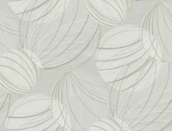 Candice Olson Casual Elegance Floating Lanterns Wallpaper - Light Grey