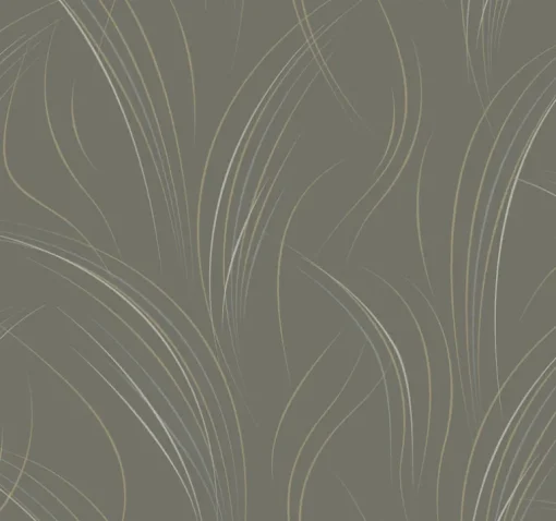 Candice Olson Casual Elegance Graceful Wisp Wallpaper - Charcoal