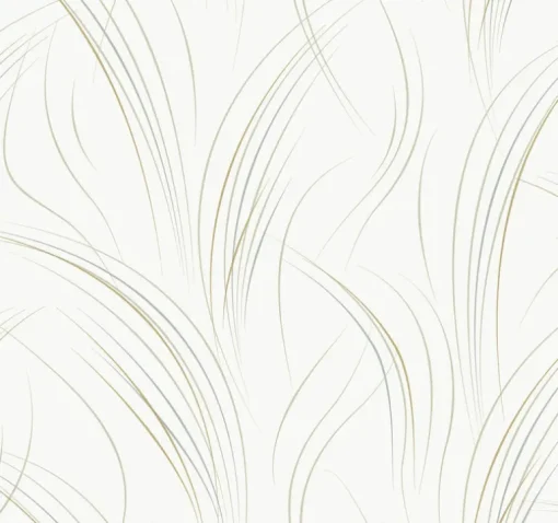 Candice Olson Casual Elegance Graceful Wisp Wallpaper - White