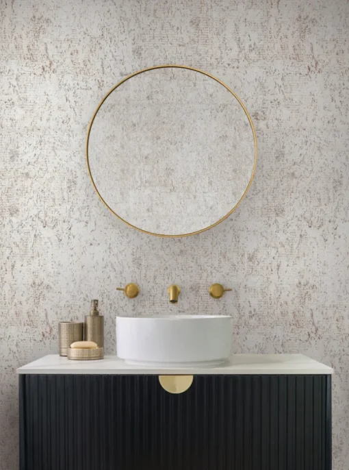 Candice Olson Casual Elegance Cork Wallpaper - White & Silver
