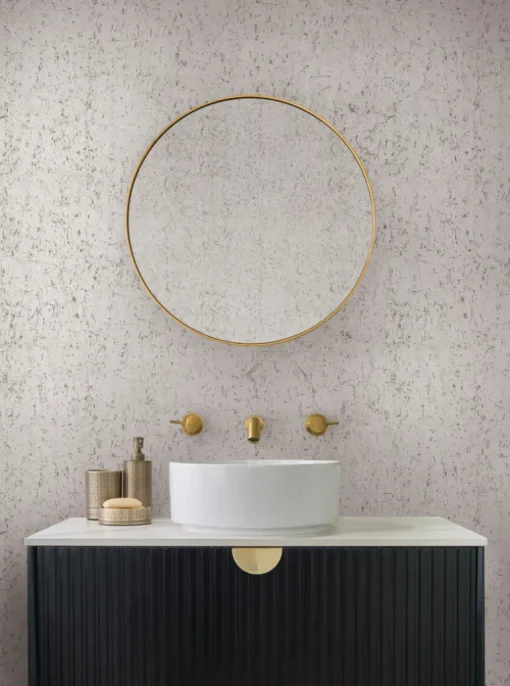 Candice Olson Casual Elegance Cork Wallpaper - Pale Grey & Silver