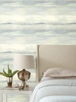 Candice Olson Casual Elegance Soothing Mists Scenic Wallpaper - Blue Oasis