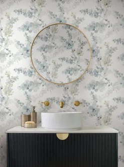 Candice Olson Casual Elegance Blossom Fling Wallpaper - Blue