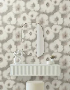 Candice Olson Casual Elegance Blended Floral Wallpaper - Clay