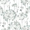 Candice Olson Modern Artisan Flourish Wallpaper - Sheer Blue