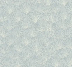 Candice Olson Modern Artisan Luminous Ginkgo Wallpaper - Blue