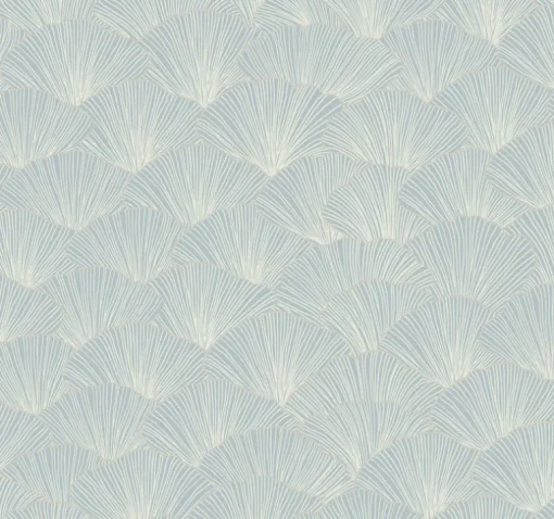 Candice Olson Modern Artisan Luminous Ginkgo Wallpaper - Blue