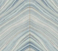 Candice Olson Modern Artisan Onyx Strata Wallpaper - Blue
