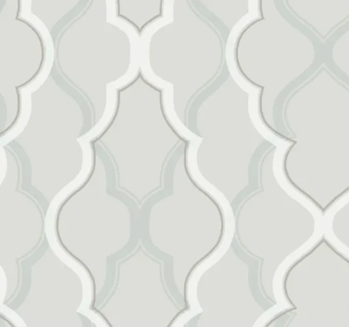 Candice Olson Modern Artisan Double Damask Wallpaper - Silver