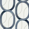 Candice Olson Modern Nature Interlock Wallpaper - Navy