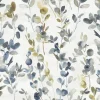 Candice Olson Modern Nature Joyful Eucalyptus Wallpaper - Navy