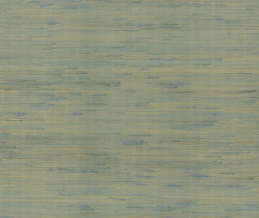 Candice Olson Modern Nature Metallic Jute Wallpaper - Blue & Gold