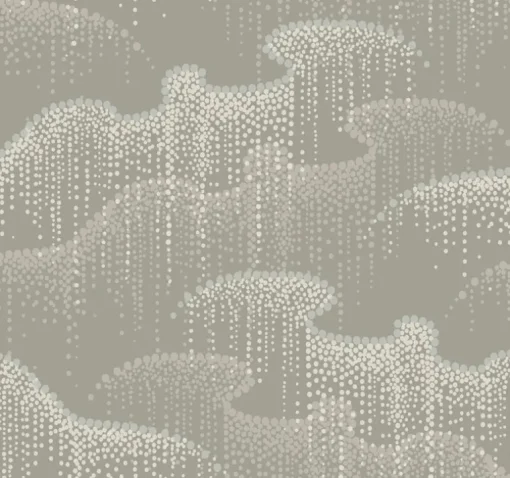 Candice Olson Modern Nature Moonlight Pearls Wallpaper - Taupe
