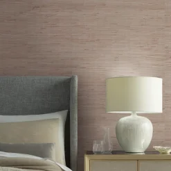 Candice Olson Modern Nature Metallic Jute Wallpaper - Tan & Silver