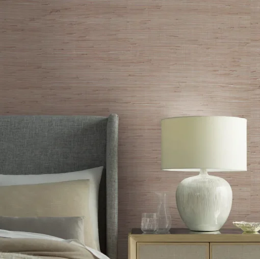 Candice Olson Modern Nature Metallic Jute Wallpaper - Tan & Silver