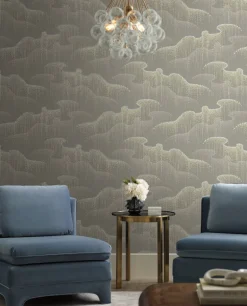 Candice Olson Modern Nature Moonlight Pearls Wallpaper - Taupe
