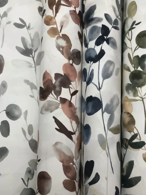 Candice Olson Modern Nature Joyful Eucalyptus Wallpaper - Navy