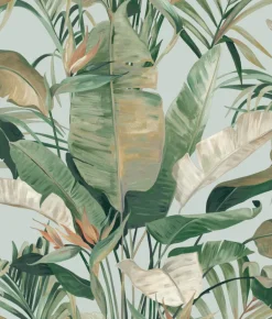 Candice Olson Natural Discovery Tropical Cabana Wallpaper - Spa