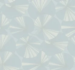 Candice Olson Natural Discovery Layered Lily Pads Wallpaper - Spa