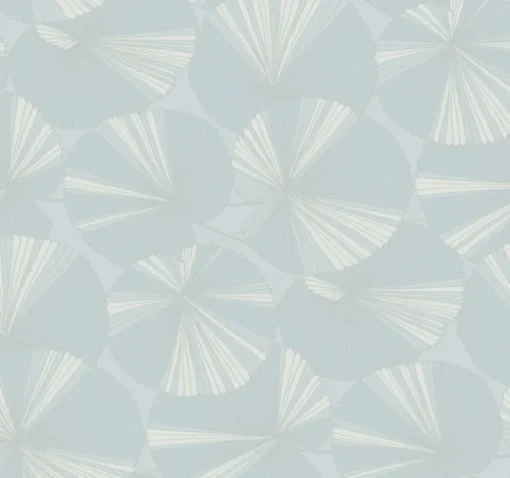 Candice Olson Natural Discovery Layered Lily Pads Wallpaper - Spa