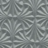 Candice Olson Natural Discovery Sculpted Fans Wallpaper - Charcoal