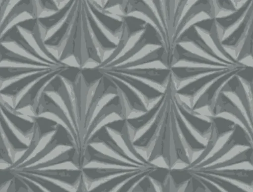 Candice Olson Natural Discovery Sculpted Fans Wallpaper - Charcoal