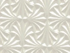Candice Olson Natural Discovery Sculpted Fans Wallpaper - Ivory