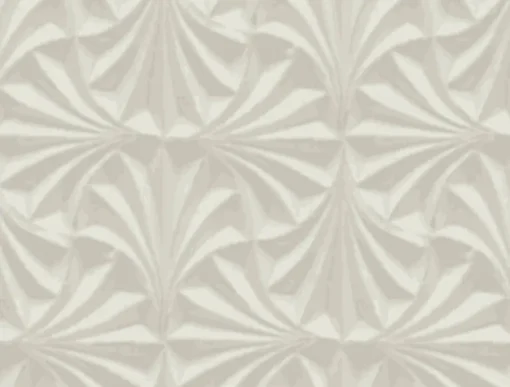 Candice Olson Natural Discovery Sculpted Fans Wallpaper - Taupe