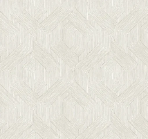 Candice Olson Natural Discovery Fine Line Geometric Wallpaper - Taupe