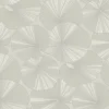 Candice Olson Natural Discovery Layered Lily Pads Wallpaper - Grey