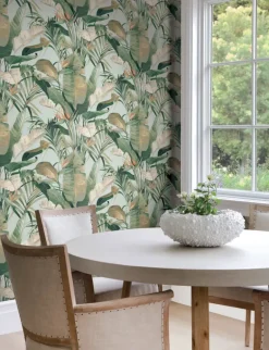 Candice Olson Natural Discovery Tropical Cabana Wallpaper - Spa