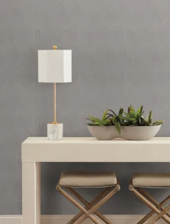 Candice Olson Natural Discovery Fine Line Geometric Wallpaper - Grey