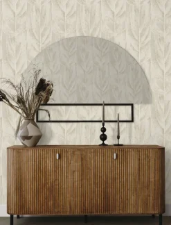 Candice Olson Natural Discovery Dicot Leaf Wallpaper - Beige