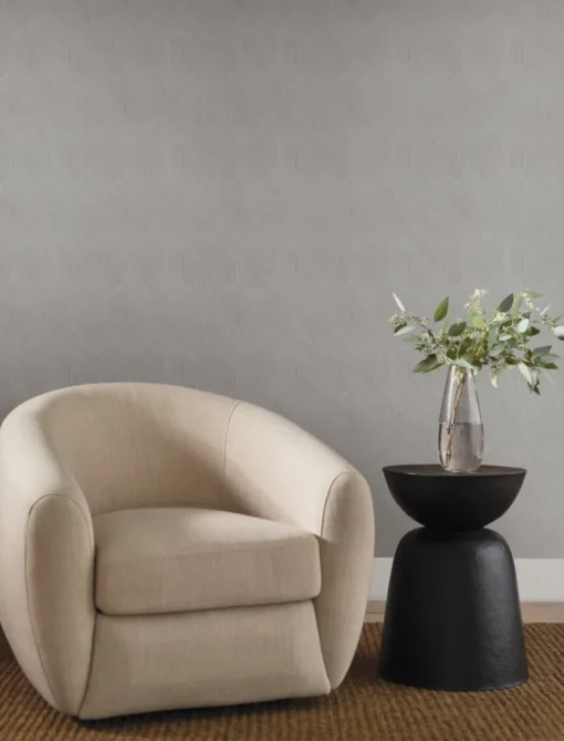 Candice Olson Natural Discovery Fine Line Geometric Wallpaper - Grey