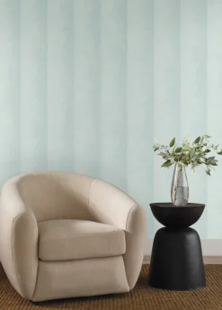 Candice Olson Natural Discovery Particle Stripe Wallpaper - Blue
