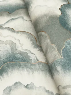 Candice Olson Natural Discovery Abalone Fans Wallpaper - Mist