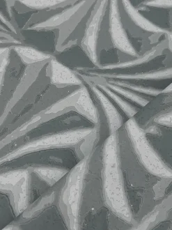 Candice Olson Natural Discovery Sculpted Fans Wallpaper - Charcoal