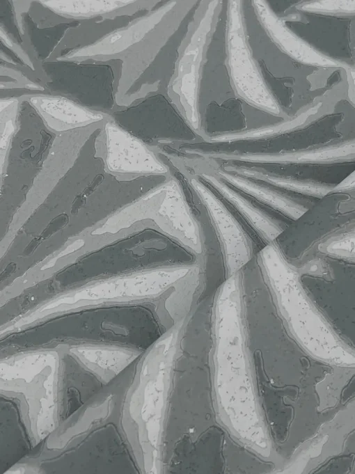 Candice Olson Natural Discovery Sculpted Fans Wallpaper - Charcoal