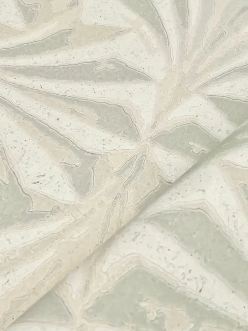 Candice Olson Natural Discovery Sculpted Fans Wallpaper - Taupe