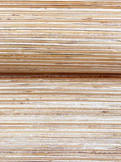Candice Olson Natural Discovery Bamboo Hemp Blend Wallpaper - White