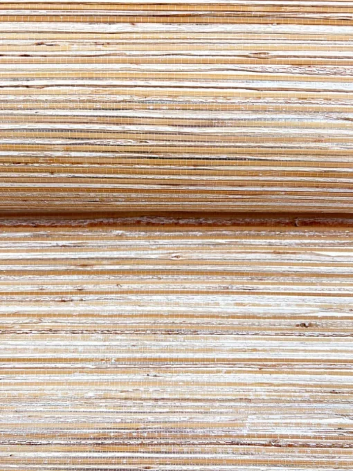 Candice Olson Natural Discovery Bamboo Hemp Blend Wallpaper - White