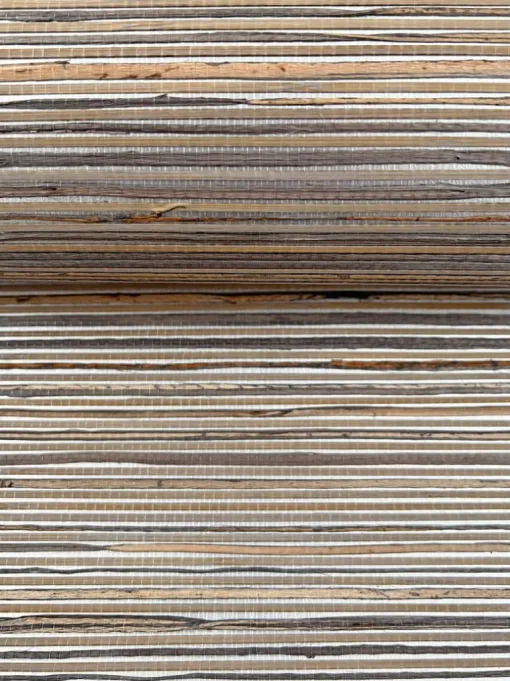 Candice Olson Natural Discovery Bamboo Hemp Blend Wallpaper - Taupe