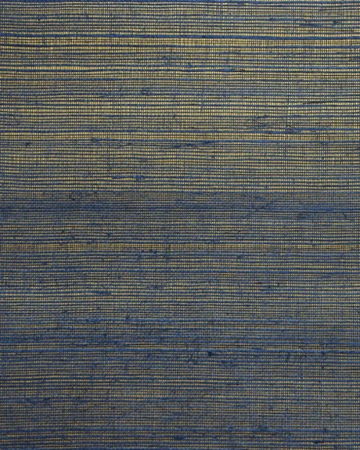 Candice Olson Natural Splendor Grasscloth Wallpaper - Indigo & Gold
