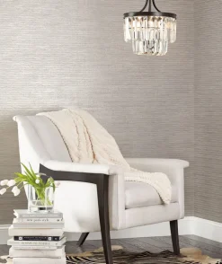 Candice Olson Natural Splendor Lombard Wallpaper - Dark Silver
