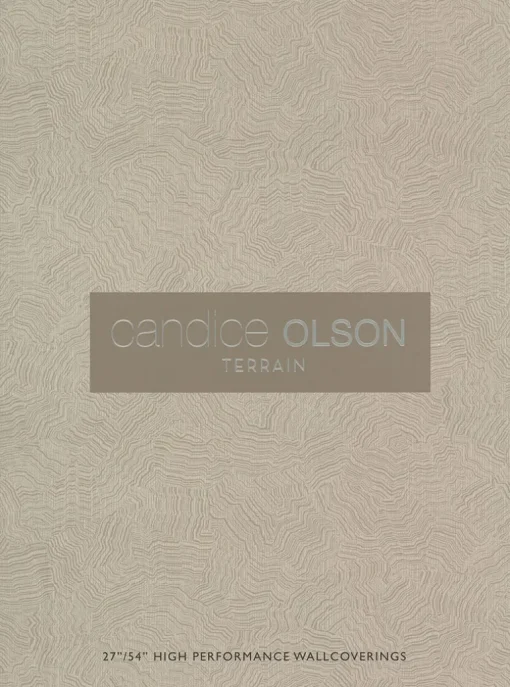 Candice Olson Terrain Aura Wallpaper - Gray