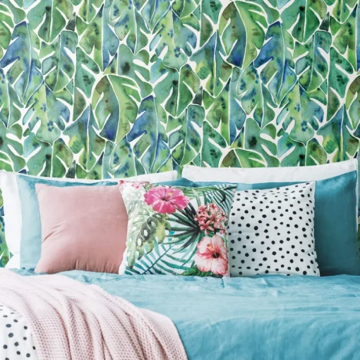 CatCoq Philodendron Peel & Stick Wallpaper - Green