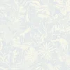 Chesapeake Blue Heron Corcovado Jungle Jamboree Wallpaper - Light Blue
