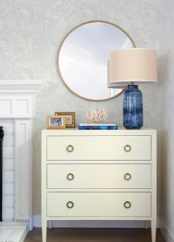 Chesapeake Blue Heron Corcovado Jungle Jamboree Wallpaper - Light Blue