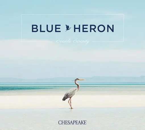 Chesapeake Blue Heron Grassweave Faux Grasscloth Wallpaper - Peach